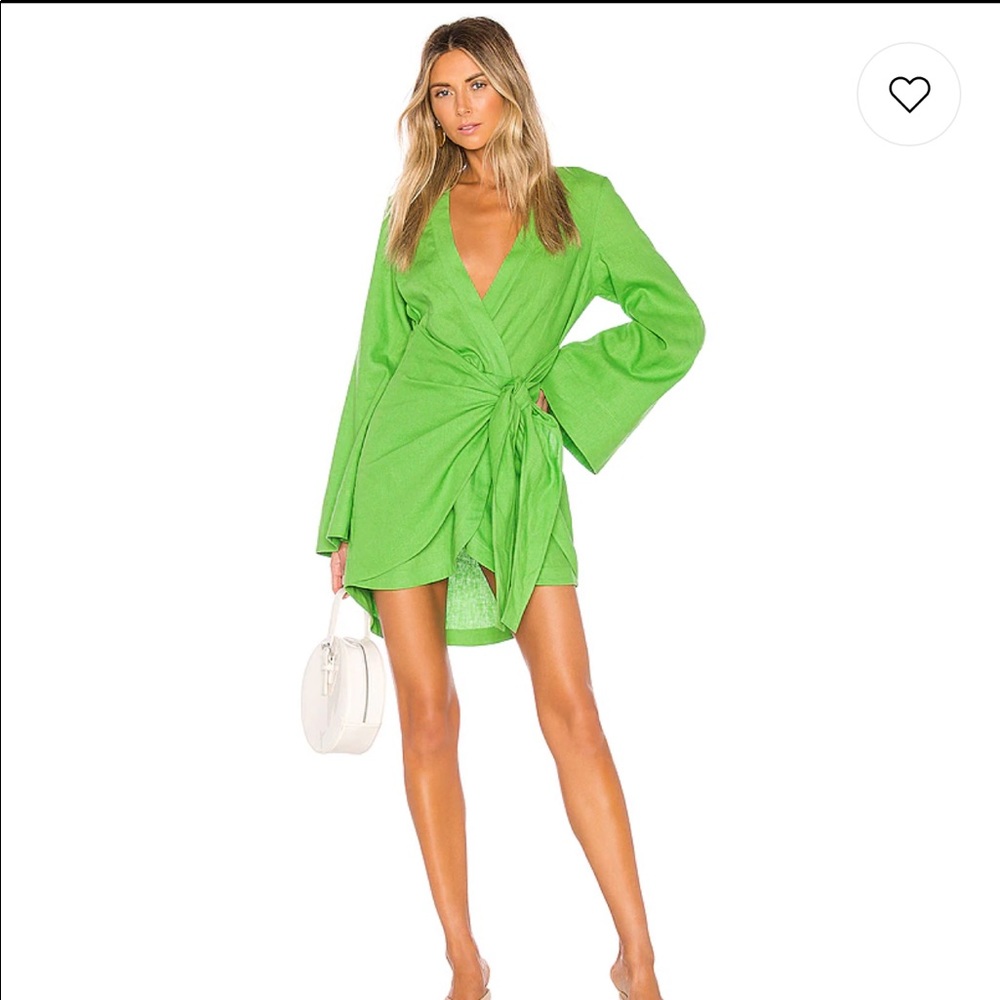 Green Wrap Dress
